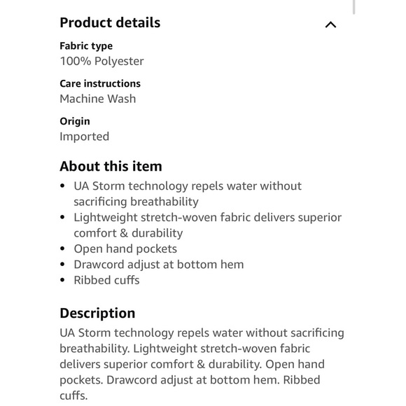 NWT Under Armour Women’s Full Zip Hooded Jacket Size Small - Picture 10 of 10